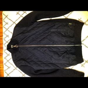 NWOT Barbour culzean zip through sweater